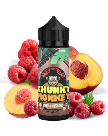 Peach Raspberry 100ml + Nicokits - Chunky Monkey