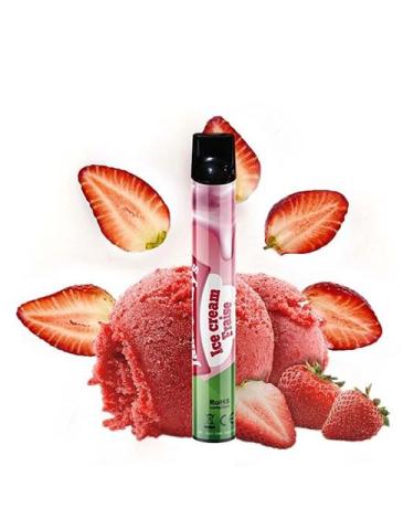 Pod Desechable Ice Cream Strawberry 600 puffs - Wpuff y Liquideo