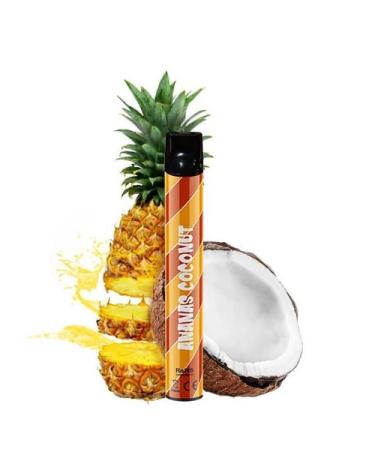 Pod Desechable Piña y Coco 600 puffs - Wpuff y Liquideo