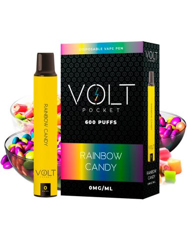 Pod Desechable Rainbow Candy 600puffs - SIN NICOTINA - Volt Pocket