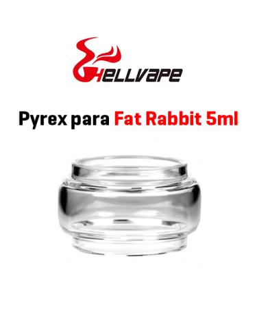 Pyrex / Glass para Fat Rabbit 5 ml – Hellvape Pyrex