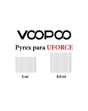 Pyrex / Glass para Uforce 2 ml y 5,5 ml – Voopo Pyrex