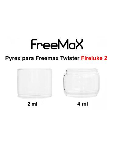 Pyrex para Freemax Twister Fireluke 2 2 ml y 4 ml - Freemax