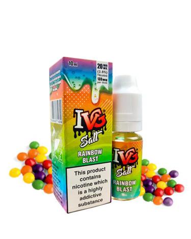 RAINBOW BLAST I VG SALT 10 ml - 10 mg y 20 mg - Líquido con SALES DE NICOTINA