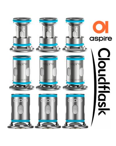 Resistencias Cloudflask 0.25/0.17/0.6Ω (3pcs) - Aspire