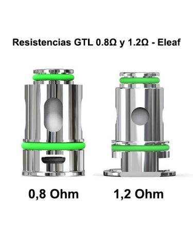 Resistencias GTL 0.4Ω - 0.8Ω y 1.2Ω - Eleaf Coil