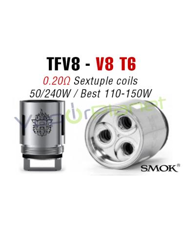 Resistencias V8 T6 TFV8 - TFV8 V8-T6 Coils