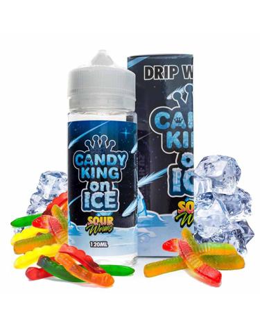 SOUR WORMS ON ICE – Candy King – 100 ml + 2 Nicokit gratis