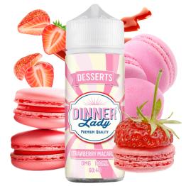 Strawberry Macaroon Dinner Lady 100ml + Nicokits