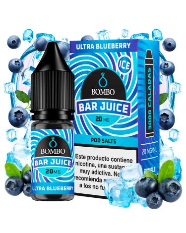 Ultra Blueberry Ice 10ml - Bar Juice by Bombo