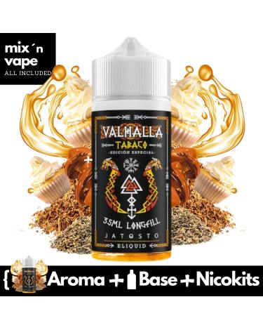 Valhalla Tabaco 35ml Aroma Longfill + Base 100ml + Nicokits Gratis - Jatosto Eliquid