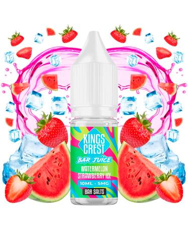 Watermelon Strawberry Ice 10ml - Kings Crest Bar Juice Bar Salts