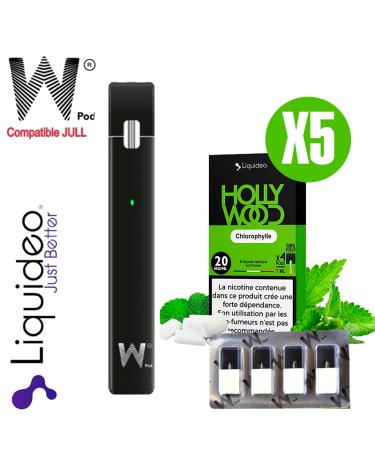 WPOD KIT 200MAH + 20 Recargas Hollywood 17mg