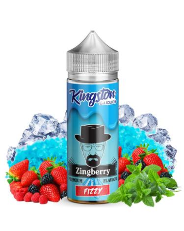 Zingberry Fizzy Kingston E-liquids 100ml + Nicokits Gratis